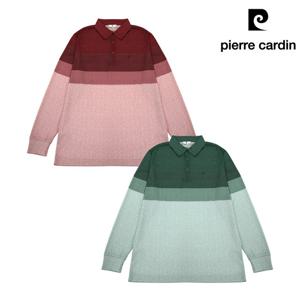 [피에르가르뎅] 그라데이션 카라 티셔츠 PPTS1904