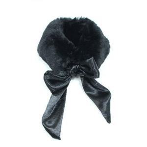 워머 블랙 털목도리 머플러 토끼털스카프 겨울머플러