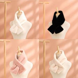 겨울 숏 페이크퍼 쁘띠 털 목도리 머플러 DD11522