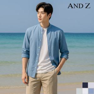 [앤드지] 브리즈 리넨 밴드카라 셔츠 (BLB2WC1002)