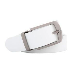 남자 가죽 벨트 A5 20대 30대 통가죽 허리띠 화이트