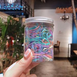 예쁜 머리 대용량 고무줄 끈 여자 헤어 밴드 비비드