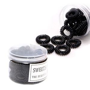 스프링 머리끈소형 자국없는 헤어끈 전화선 헤어끈