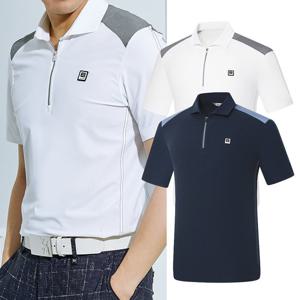 비티알 BTR 골프 남성 여름 반팔 집업 티셔츠 알로이시오(남) BRT4958M