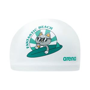 아레나] A4AC1AQ51WHT아동 서핑캣 코팅수모-MN