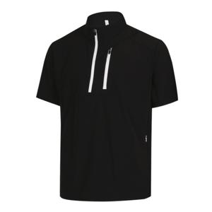 [파파브로]남성 신축성 좋은 반집업 골프반팔 LB-KAHG-405-블랙