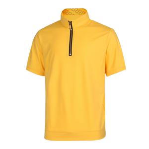 [파파브로]남성 반집업 스판 골프반팔 LM-KAHG-2489-옐로우