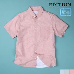 [에디션] 베이직 아이스 쿨 반팔 셔츠  (NEC2WC1651)