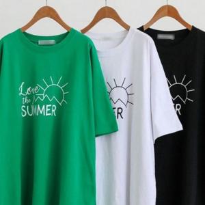 썸머 빅사이즈 반팔티 오버 305G897S