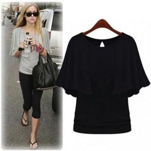 라운드반팔티셔츠 면티 여름신상반팔티 S22090 날개소