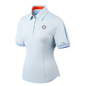 [엘르골프]여성 절개 포인트 반집업 폴로 티셔츠[6I45215]