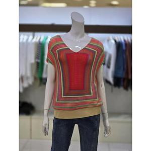 소고 트리아나 세이브존07 소고 트리아나 여성 주름 브이넥 티셔츠 AK2BA07