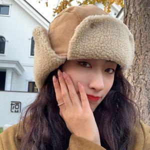 남녀 양털 뽀글이 귀달이모자 겨울 군밤모자 귀도리