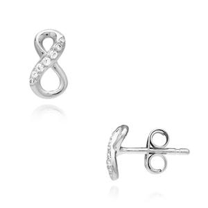 판도라 298820C01 스파클링 인피니트 스터드 실버 귀걸이