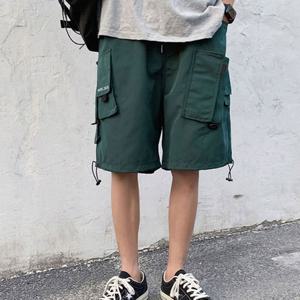 데일리 남성 여름 허리밴딩 카고 반바지 패션 팬츠