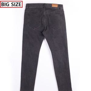 남성 패션의류 기본 일자핏 그레이 청바지 빅사이즈