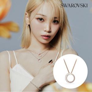 [스와로브스키/본사정품] Matrix 로즈골드 목걸이 5692265