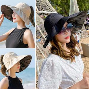 데일리 캐주얼 모자 스타일 여성 여름 무지 그늘 선물