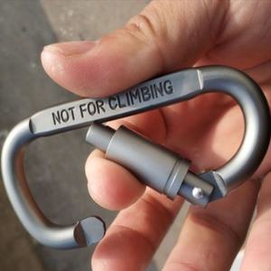 스텐 캠핑고리 카라비너 야외용 고강도 버클