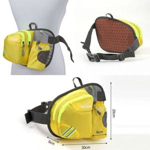 라이트 등산용 힙색 옐로우 자전거힙색