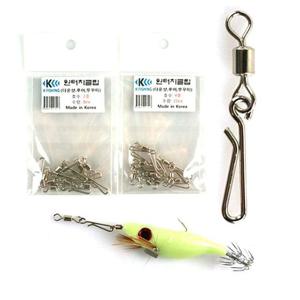 국산 KF 원터치클립 스위벨 줄꼬임방지 롤링도래