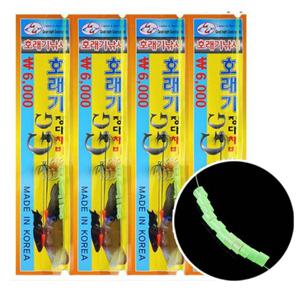 씨타임 GG 호래기 장대채비 국산 바늘 낚시 채비