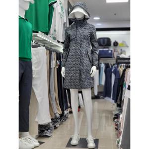 엘르골프 세이브존06 여성 기하학 패턴 레인코트 점퍼 6J22951우비 6J22951