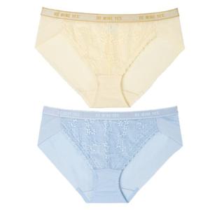 [예스][SUMMER SALE]WIND FLOWER 컴포트 레이스 헴팬티2종택1 YSWPZA13
