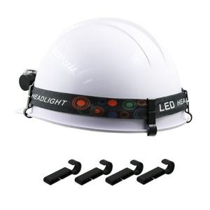 헤드랜턴 안전모 고글 밴드 고정클립 안전클립 4PCS