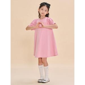 [30%OFF][빈폴키즈]수피마 저지 러블리 원피스 라이트 핑크(BI4771G01Y)