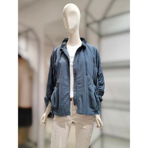 [SI][SI] SI홀겹 스트링 셔링 포인트 야상 점퍼SGMAE21700 (P003