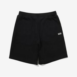 [휠라] 정상* 49,000원 면혼방 에센셜 5부 반바지(FS2TRG2101X_BLK)