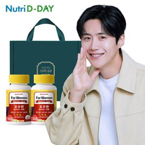 뉴트리디데이 포우먼 멀티비타민+미네랄 2병 선물세트