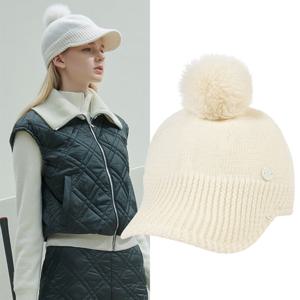 (여성)방울 니트 볼캡_GACSH-WAC230_IV1