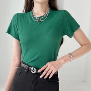 [금찌]금찌 롤링 강연 싱글 반팔 티 ST6792T