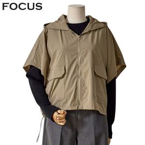 [포커스]케이프 후디 반팔점퍼_FF3H7JP0054