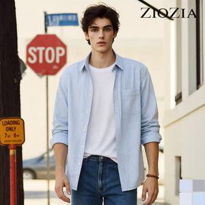 [지오지아] [남녀공용]코튼 오버핏 캐주얼 셔츠 (AEC3WC3101)