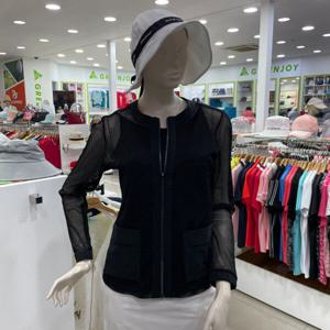 [팜스프링스]여성 메쉬 져지 점퍼 GP22KJ21W_DG