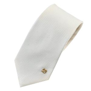 [듀퐁타이] TE4FM61KA038TWH 조직감이 돋보이는 화이트 솔리드 타이