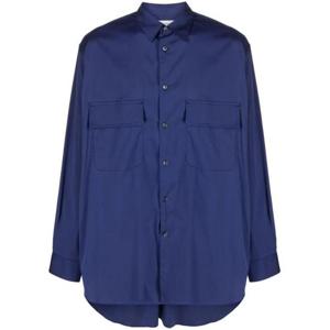 꼼데가르송 긴팔 셔츠 FLB059W23 46467 1 NAVY BLUE