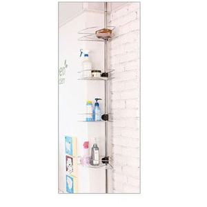 다용도 클램프고정코너선반 4단