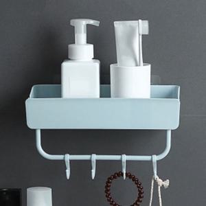 접착식 수건걸이 욕실선반(스카이) 무타공 화장실선반