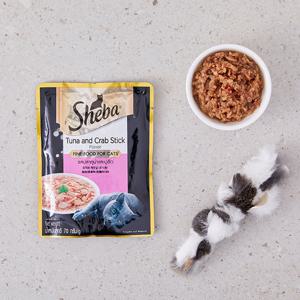 [6+1] 쉬바 참치와 게살 파우치 70g