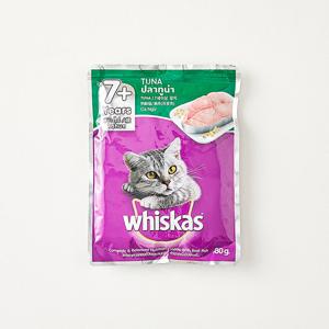 [6+2] 위스카스 시니어 참치 파우치 80g