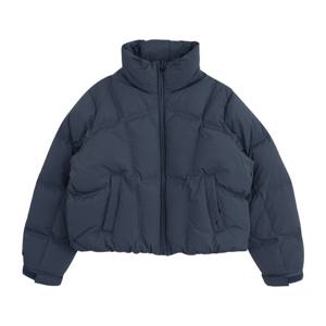 블루테일 AYH8JP02CG차차콜 그레이 크롭 화섬 오리털 패딩