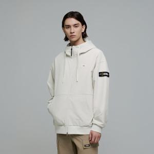 N244UFT950 아르켈론 더블웜 기모 후드집업 L BEIGE