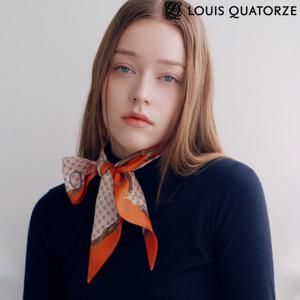 [루이까또즈(스카프)](2DSB820OR) 실크 루이키오니 방도 스카프 오렌지