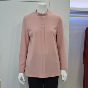 [벨리시앙]벨리시앙 셔링 반하이넥 블라우스 BL3401