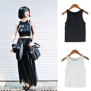 쏨 크롭 민소매티 SD-7096-