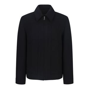 [파렌하이트]24FW 파렌하이트 블랙 울혼방 절개라인 블루종 점퍼 (FJMAX6304)